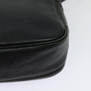 Burberrys Shoulder Bag Leather Black Gold Auth ep9849-16