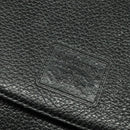 Burberrys Shoulder Bag Leather Black Gold Auth ep9849-17