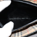 Burberrys Shoulder Bag Leather Black Gold Auth ep9849-12