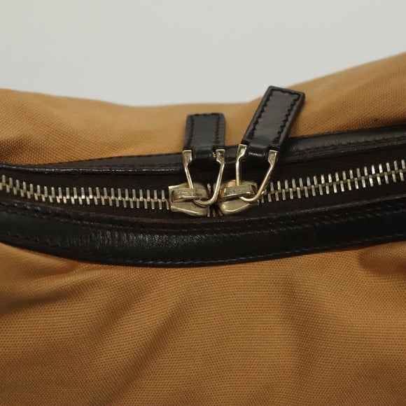 GUCCI Web Sherry Line Shoulder Bag Canvas Beige Gold 001 4288 Auth ep9856