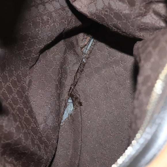 GUCCI Web Sherry Line Shoulder Bag Canvas Beige Gold 001 4288 Auth ep9856