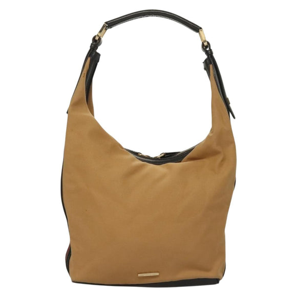 GUCCI Web Sherry Line Shoulder Bag Canvas Beige Gold 001 4288 Auth ep9856