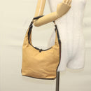 GUCCI Web Sherry Line Shoulder Bag Canvas Beige Gold 001 4288 Auth ep9856-23
