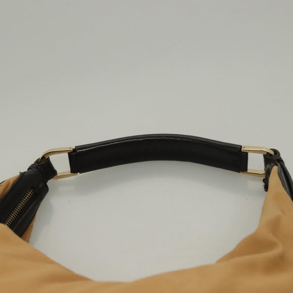 GUCCI Web Sherry Line Shoulder Bag Canvas Beige Gold 001 4288 Auth ep9856