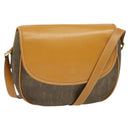 GUCCI Shoulder Bag PVC Brown Gold 001 084 1304 Auth ep9857-1