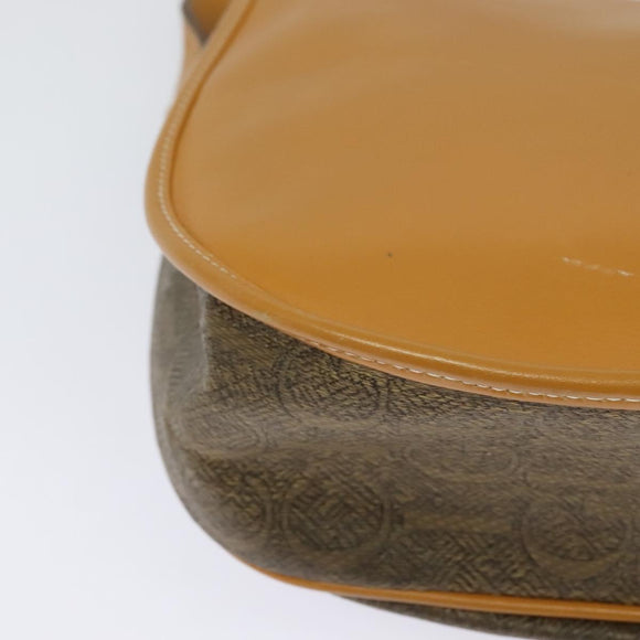 GUCCI Shoulder Bag PVC Brown Gold 001 084 1304 Auth ep9857