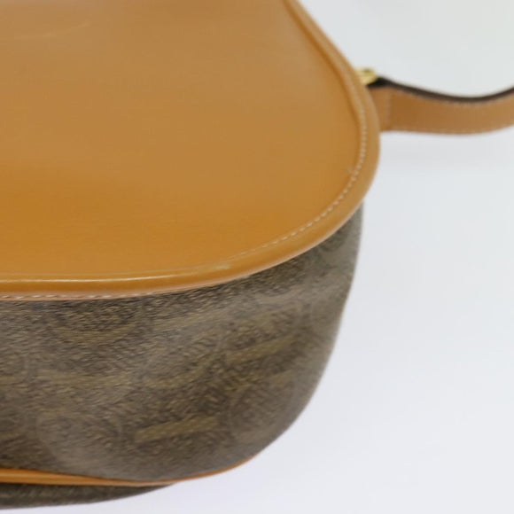 GUCCI Shoulder Bag PVC Brown Gold 001 084 1304 Auth ep9857