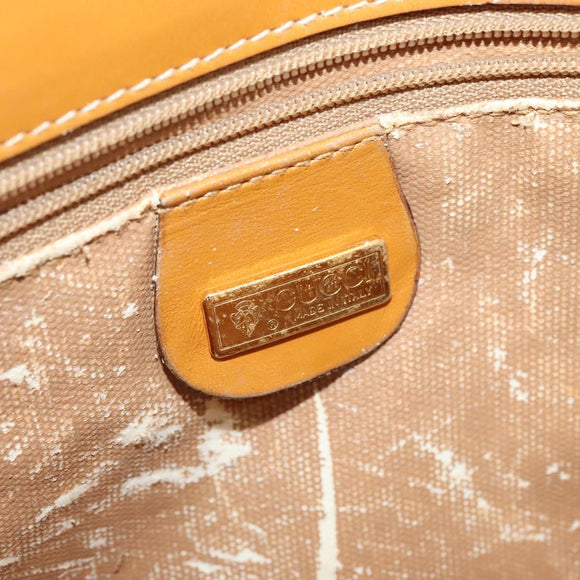 GUCCI Shoulder Bag PVC Brown Gold 001 084 1304 Auth ep9857