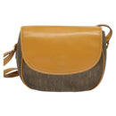 GUCCI Shoulder Bag PVC Brown Gold 001 084 1304 Auth ep9857-2