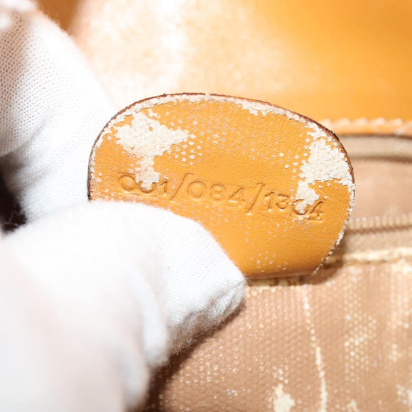 GUCCI Shoulder Bag PVC Brown Gold 001 084 1304 Auth ep9857