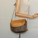 GUCCI Shoulder Bag PVC Brown Gold 001 084 1304 Auth ep9857-21