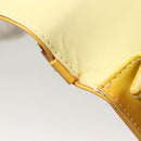LOUIS VUITTON Monogram Vernis Spring Street Bag Lime Yellow M91068 Auth ep9862-10