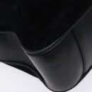 GUCCI Bamboo Hand Bag Suede Black Gold 001 1014 1638 Auth ep9866-16