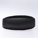 GUCCI Bamboo Hand Bag Suede Black Gold 001 1014 1638 Auth ep9866-5