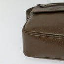 GUCCI GG Supreme Shoulder Bag PVC Beige Gold Auth ep9876-14