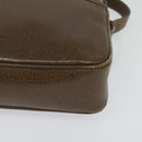 GUCCI GG Supreme Shoulder Bag PVC Beige Gold Auth ep9876-10