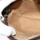 GUCCI GG Supreme Shoulder Bag PVC Beige Gold Auth ep9876-19