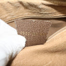 GUCCI GG Supreme Shoulder Bag PVC Beige Gold Auth ep9876-12