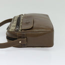 GUCCI GG Supreme Shoulder Bag PVC Beige Gold Auth ep9876-3