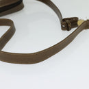 GUCCI GG Supreme Shoulder Bag PVC Beige Gold Auth ep9876-7