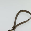 GUCCI GG Supreme Shoulder Bag PVC Beige Gold Auth ep9876-8