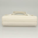 GUCCI Shoulder Bag Leather White Gold Auth ep9877-6