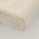 GUCCI Shoulder Bag Leather White Gold Auth ep9877-15