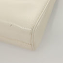 GUCCI Shoulder Bag Leather White Gold Auth ep9877-16