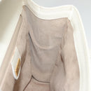 GUCCI Shoulder Bag Leather White Gold Auth ep9877-18