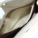 GUCCI Shoulder Bag Leather White Gold Auth ep9877-21