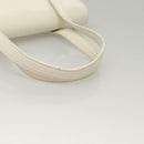 GUCCI Shoulder Bag Leather White Gold Auth ep9877-8