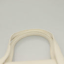 GUCCI Shoulder Bag Leather White Gold Auth ep9877-9