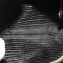 PRADA Shoulder Bag Canvas Brown Gold Auth ep9878-11