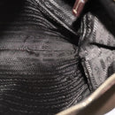 PRADA Shoulder Bag Canvas Brown Gold Auth ep9878-18