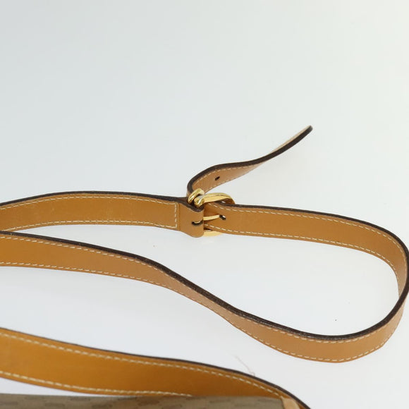 GUCCI Micro GG Supreme Shoulder Bag PVC Beige Gold 001 14 0925 Auth ep9882