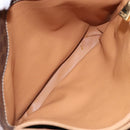 CELINE Macadam Canvas Hand Bag PVC Leather Brown Gold Auth ep9884-22