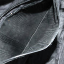 GUCCI Bamboo Hand Bag Leather 2way Black Gold Auth ep9886-22