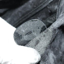 GUCCI Bamboo Hand Bag Leather 2way Black Gold Auth ep9886-12