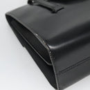 Christian Dior Hand Bag Leather Black Gold Auth ep9887-17