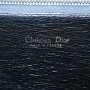 Christian Dior Hand Bag Leather Black Gold Auth ep9887-19