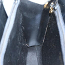 Christian Dior Hand Bag Leather Black Gold Auth ep9887-21