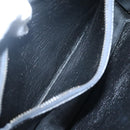 Christian Dior Hand Bag Leather Black Gold Auth ep9887-22