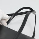 Christian Dior Hand Bag Leather Black Gold Auth ep9887-14