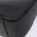 BURBERRY Shoulder Bag Leather Black Silver Auth ep9890-9