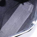 BURBERRY Shoulder Bag Leather Black Silver Auth ep9890-11