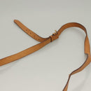 CELINE Macadam Canvas Shoulder Bag PVC Beige Gold Auth ep9897-8