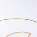 Christian Dior Honeycomb Canvas Chain Schoudertas PVC Zwart Goud Auth ep9904-14