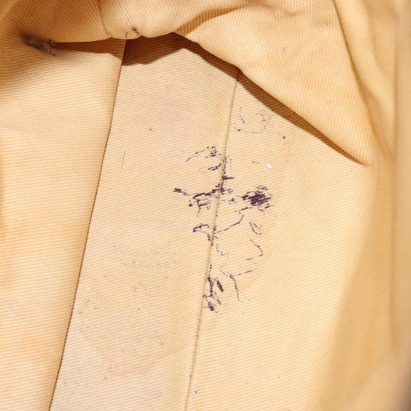 CELINE C Macadam Canvas Hand Bag Brown Gold Auth ep9908