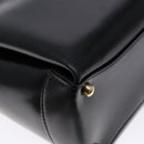 GUCCI Hand Bag Leather Black Gold 000 1448 1269 Auth ep9909-17