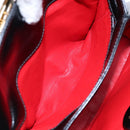 GUCCI Hand Bag Leather Black Gold 000 1448 1269 Auth ep9909-23